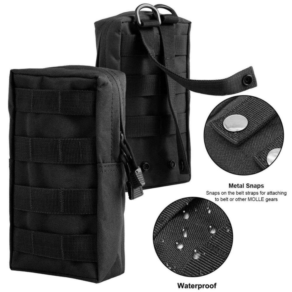 Tactical Molle Pouch EDC Multi-purpose Belt Waist Pack Bag Utility Phone Pocket