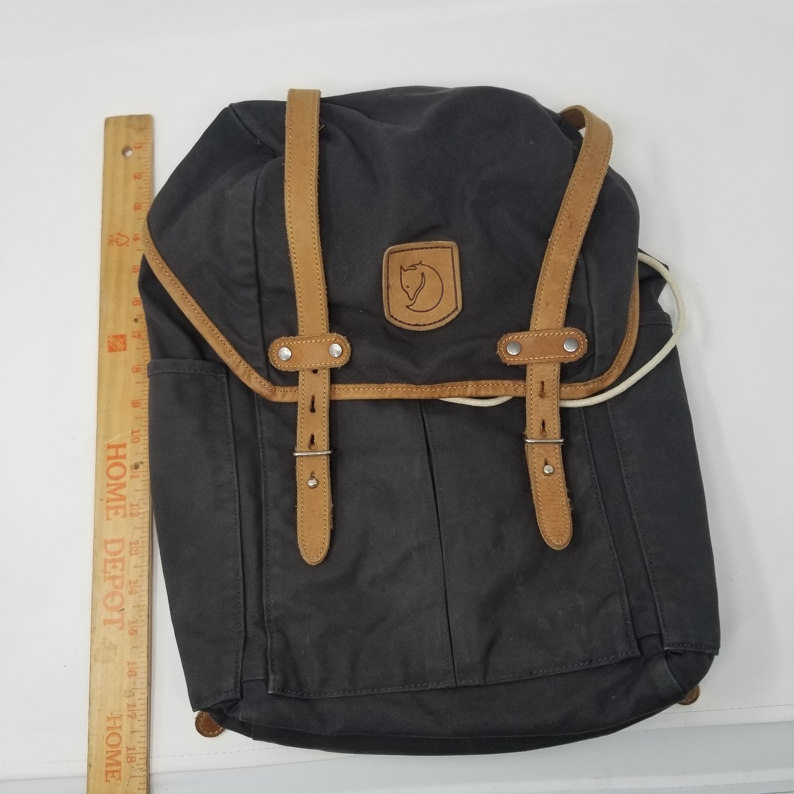 Fjallraven Rucksack No.21 Medium Wax Canvas G-1000 Backpack Brown