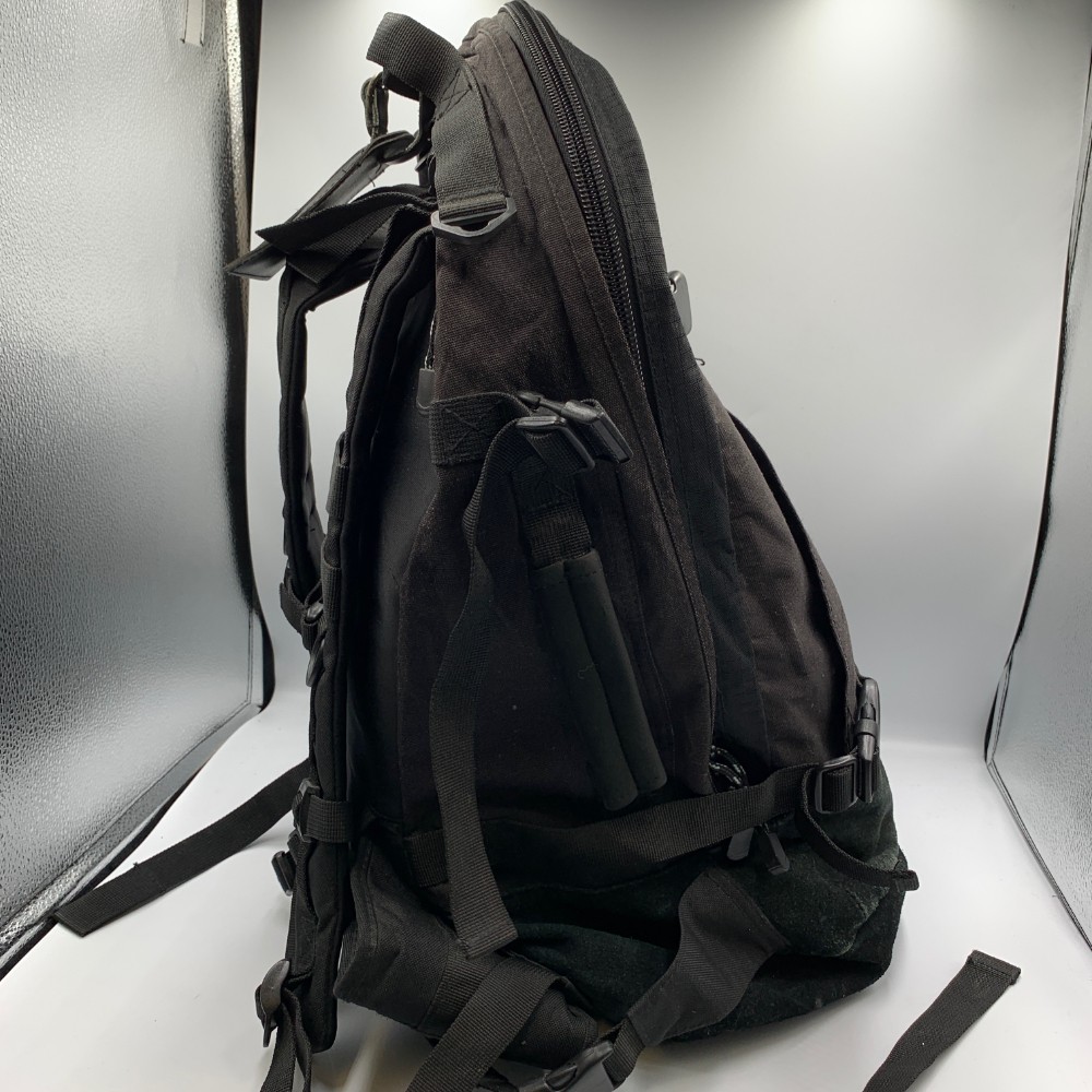 Piper Gear Men’s Backpack Black Adjustable Strap Rucksack Bugout Outdoor Bag