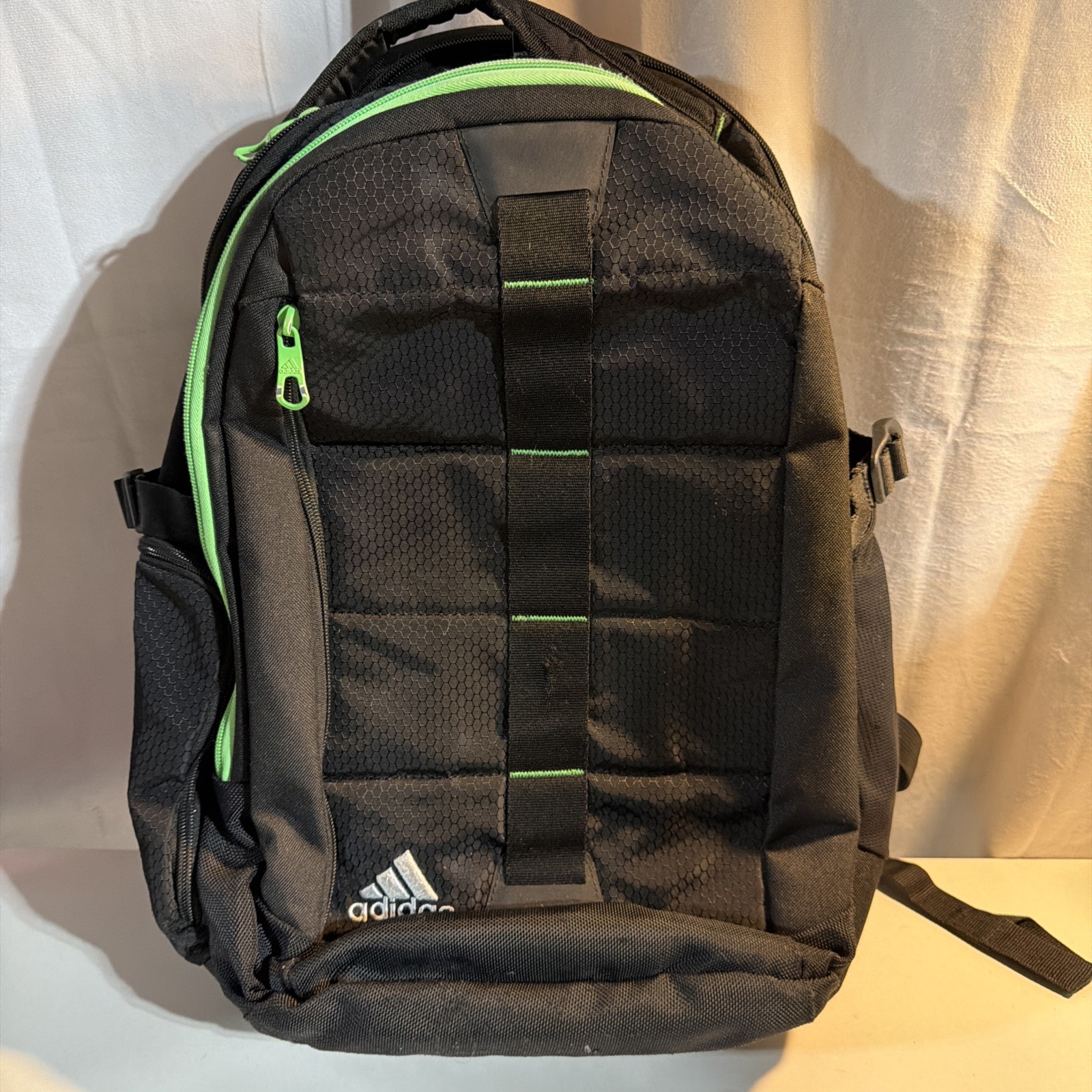 Adidas Black Backpack Load Spring Multi Pocket Laptop Tablet Sport Compatible