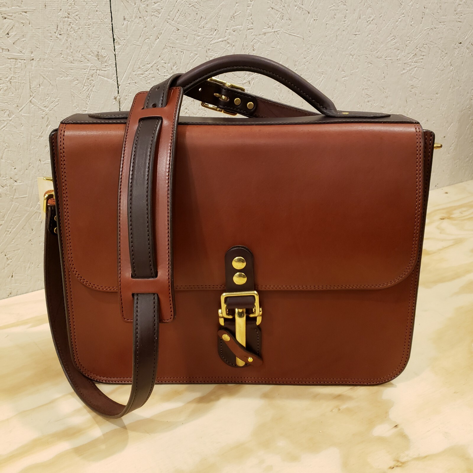 Leather Briefcase with a Lifetime warranty. Handmade in the USA. Wickett & Craig