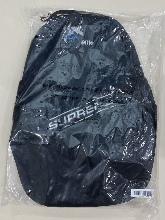 NEW Supreme FW23 3D Logo Backpack Black Box Logo