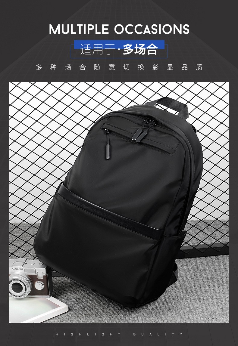 Waterproof Multi-Pocket Casual Backpack Strap School Travel Daypack 3 Colors
