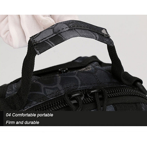 Men Backpack Molle Tactical Sling Chest Pack Shoulder Bag Outdoor Hiking Travel