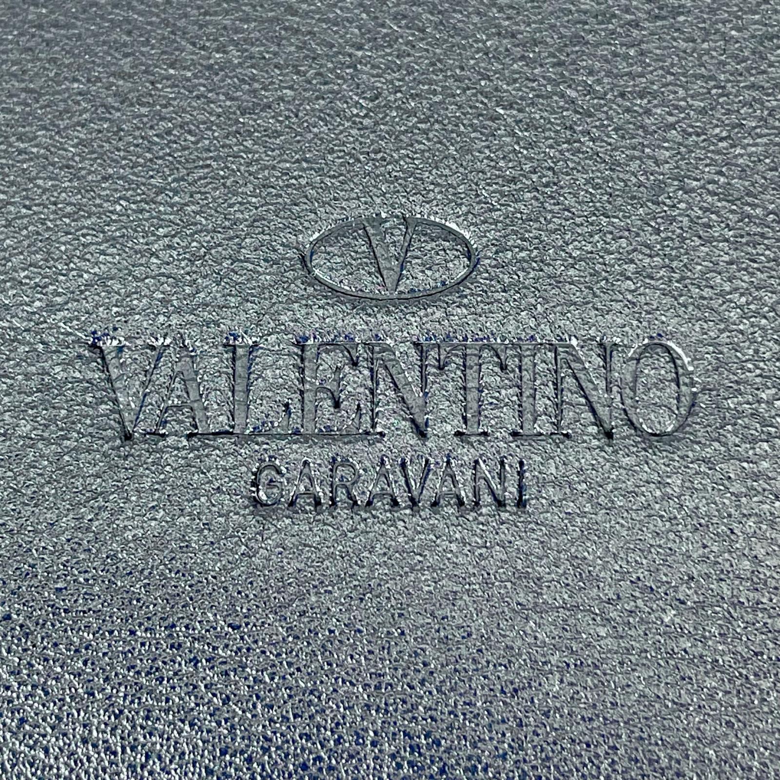 Pristine Valentino Garavani Clutch bag Camouflage Star Navy leather MY2P0483GAC