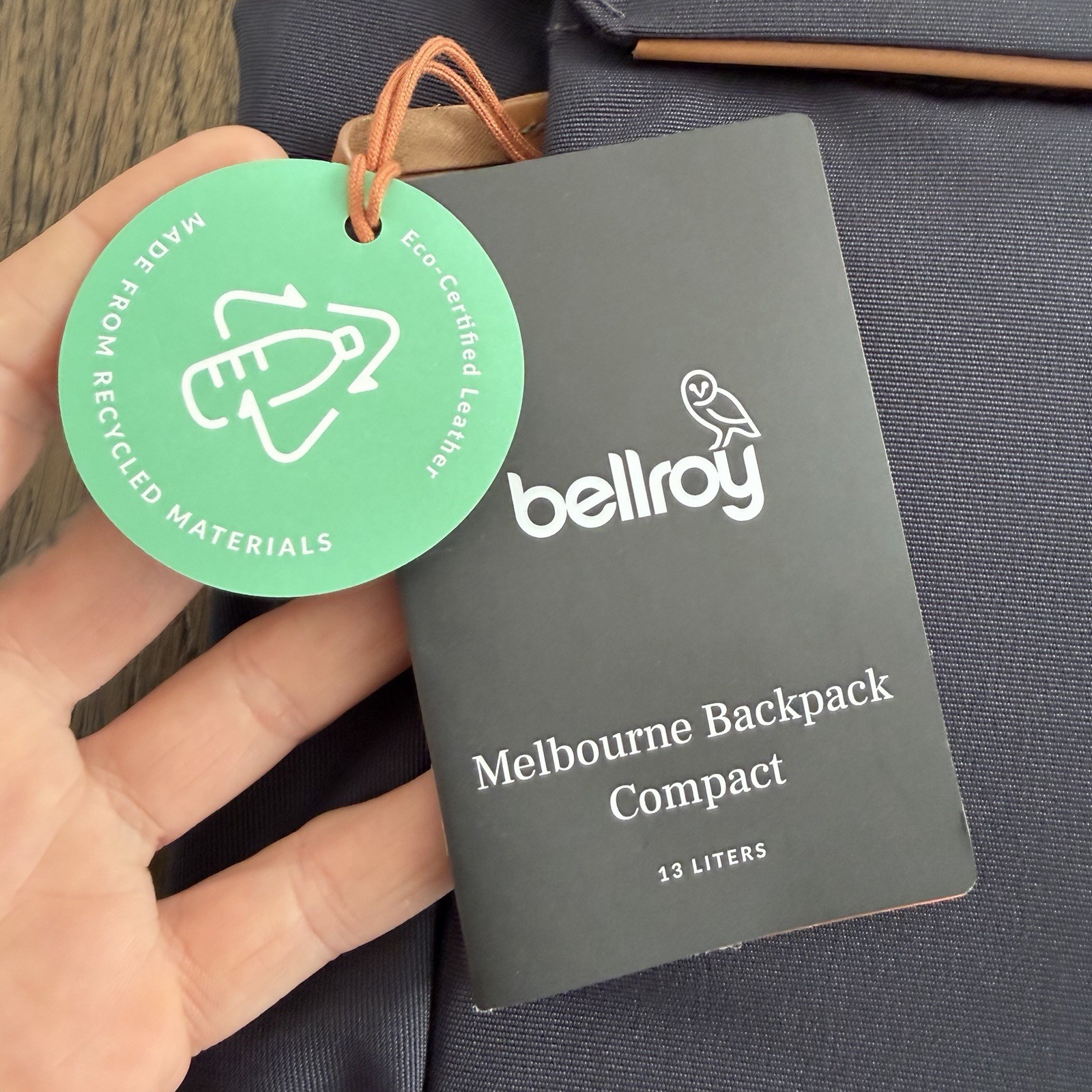 Bellroy Melbourne Backpack 13L Slate BNWT Laptop Bag Work Travel Daypack