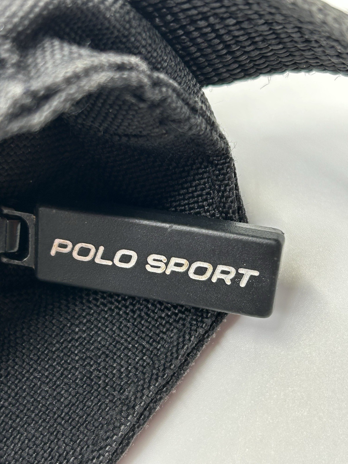 VTG Polo Sport Ralph Lauren Messenger Bag Black Shoulder Crossbody 90’s