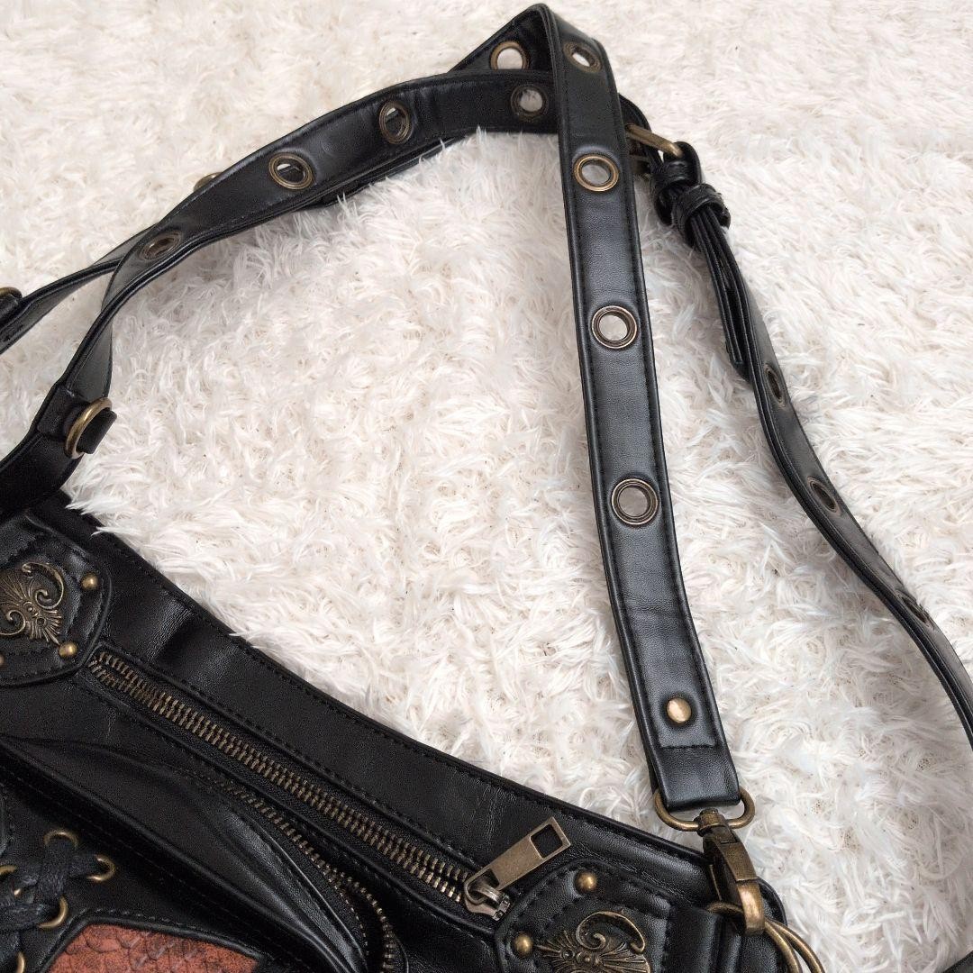 Skull Bag 3-Way Body Waist Shoulder Punk