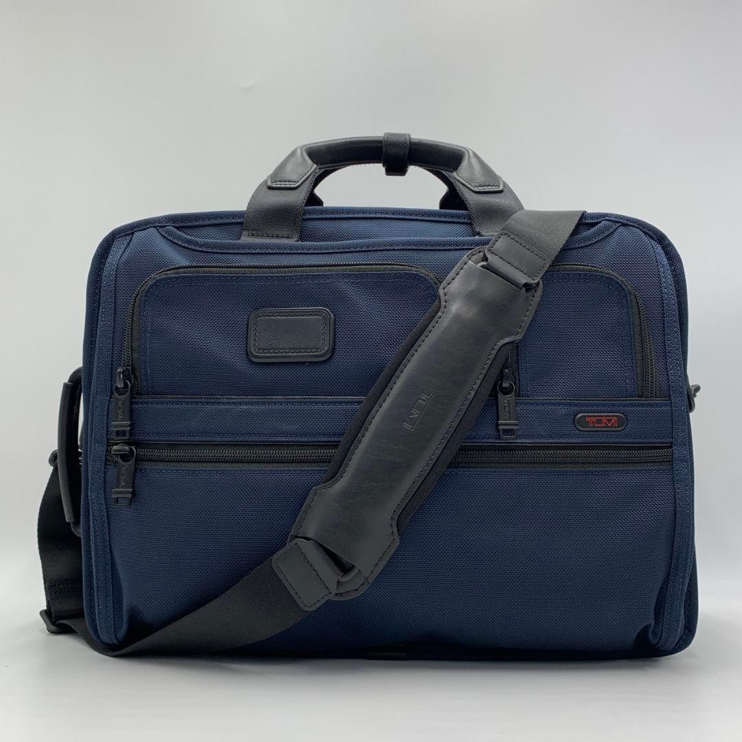 Grade TUMI 3WAY ALPHA3 Backpack Business Bag Navy