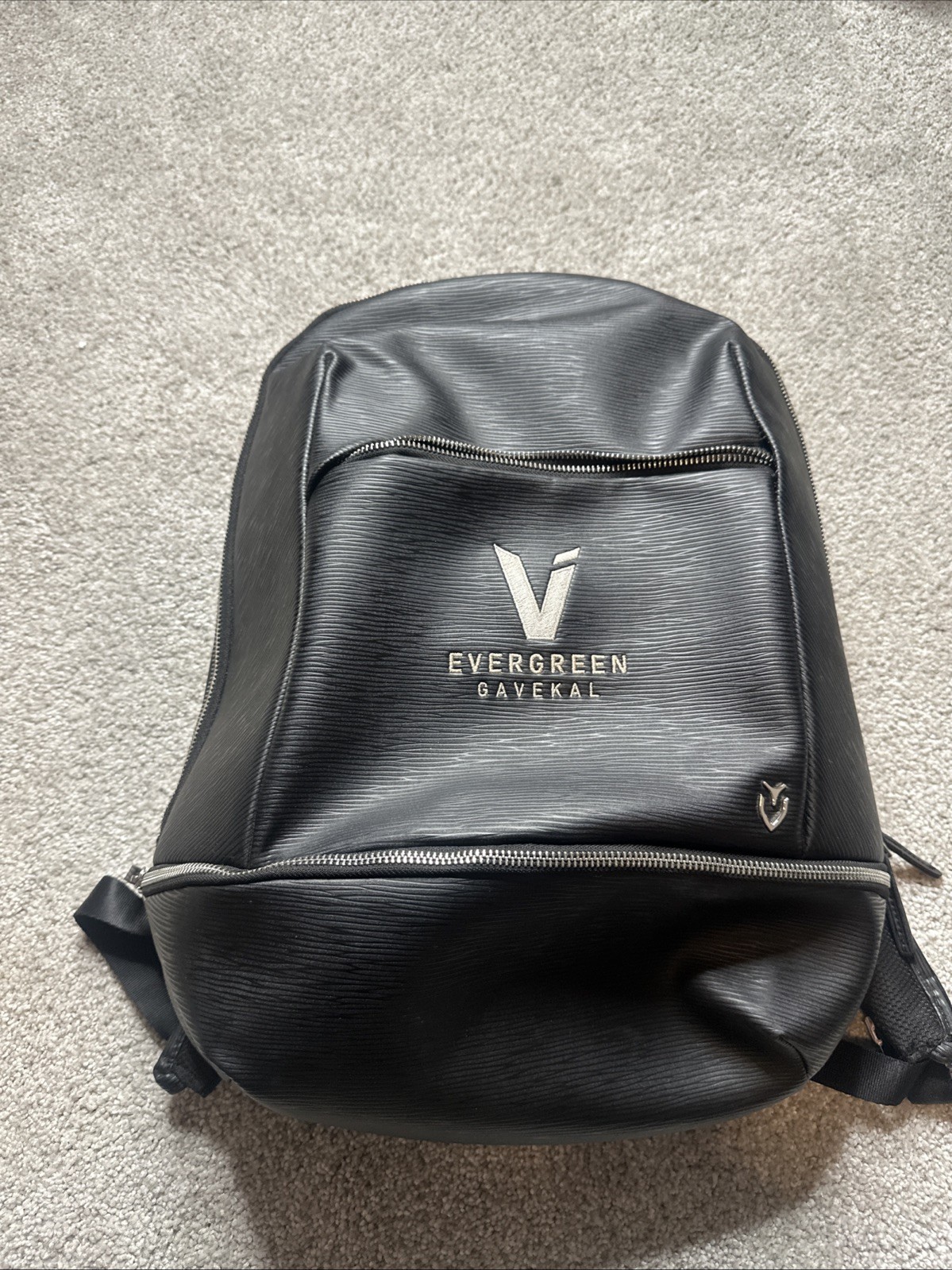 Vessel Signature Backpack Black Bag Lost Zipper Logo