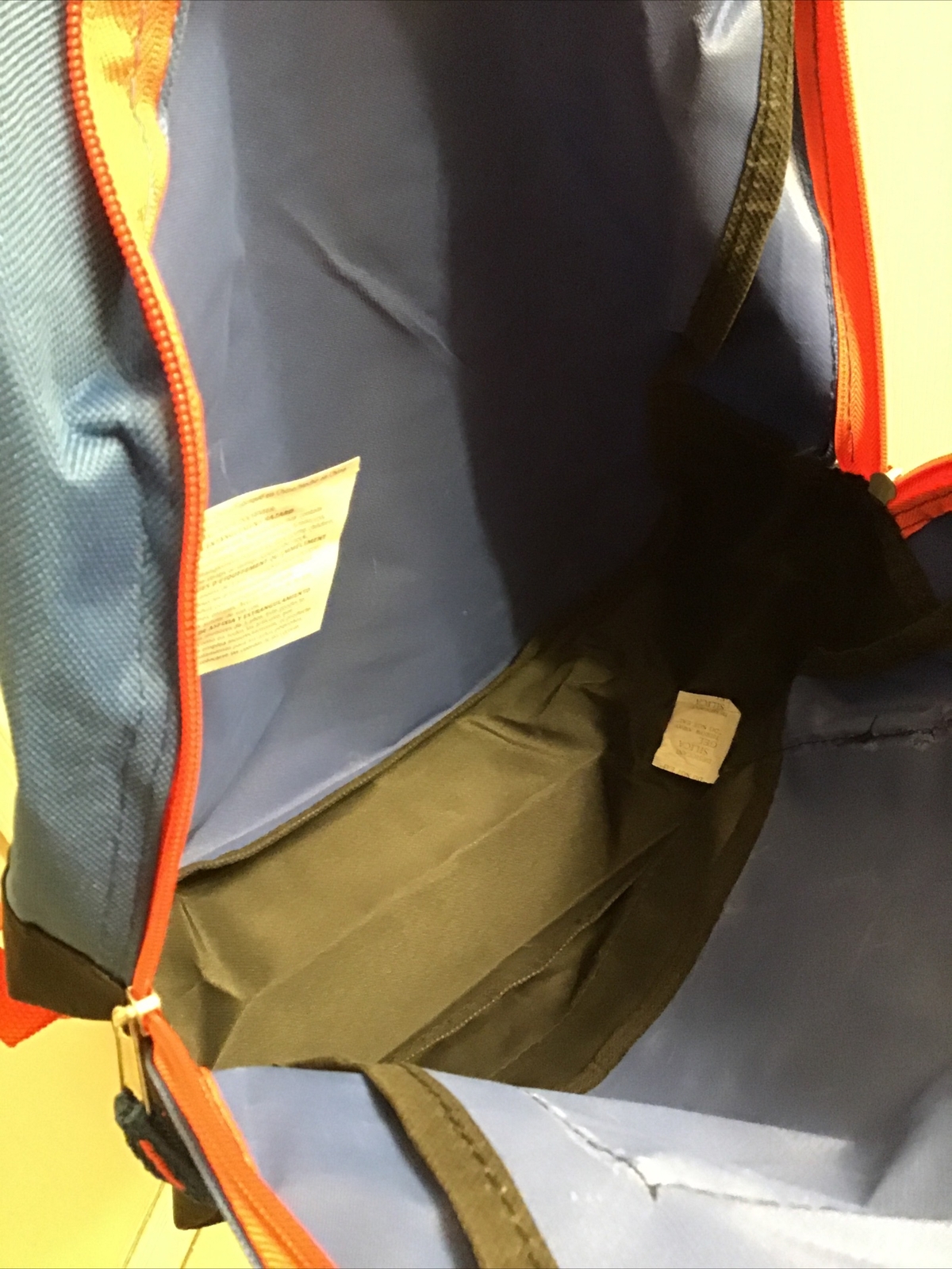 TRAIL MAKER Multi color Backpack NWT BLUE/NEON ORANGE/ BLACK