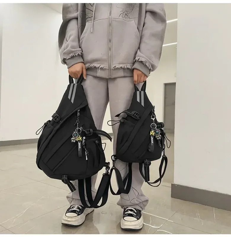 Hip Hop Sport Motorcycle Backpack Men Women Waterproof Multifunction
