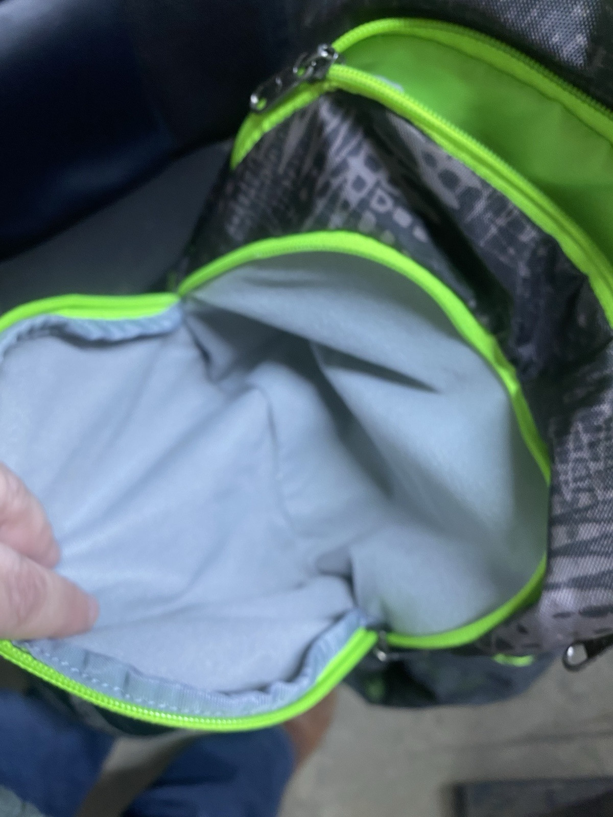 Under Armour Storm Backpack Black With Green Designs 2015 Super Cute