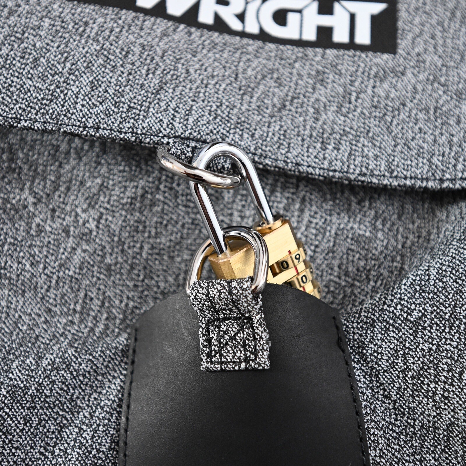 Slash Resistant Drawstring Bag With Top Flap & Locking Mechanism | Anti Theft