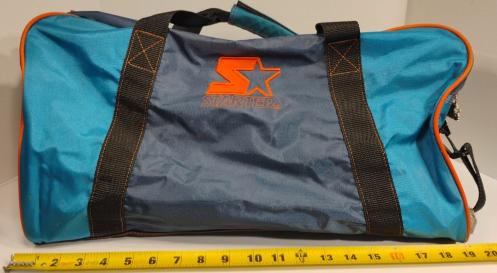 Starter Sports Equipment Duffle Bag 80’s 90’s Color Blocked Flaw VINTAGE