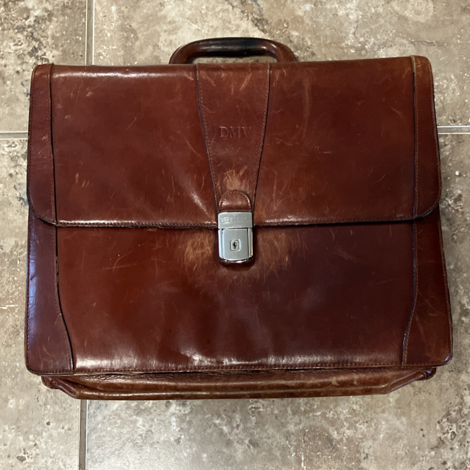 Bosca DMV Briefcase Top Handle Solid Business Men