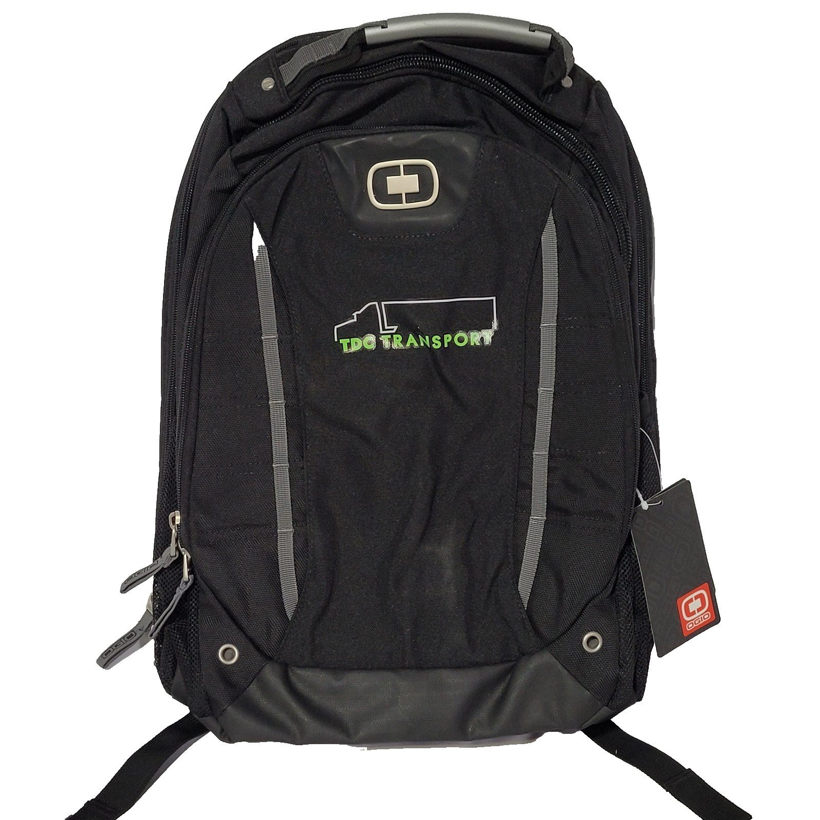 Ogio Pursuit Backpack Black Silver 17in NEW