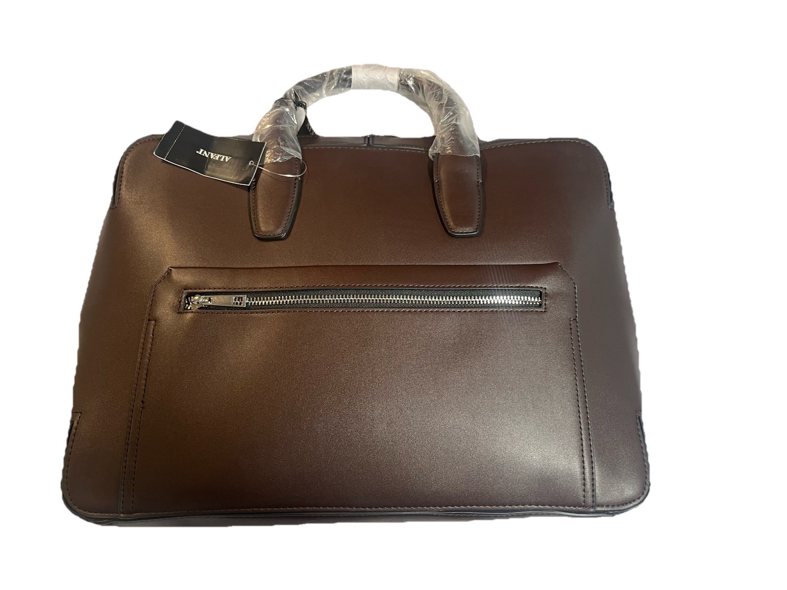 Alfani Unisex Brown Messenger Bag With Crossbody Strap One Size NWT