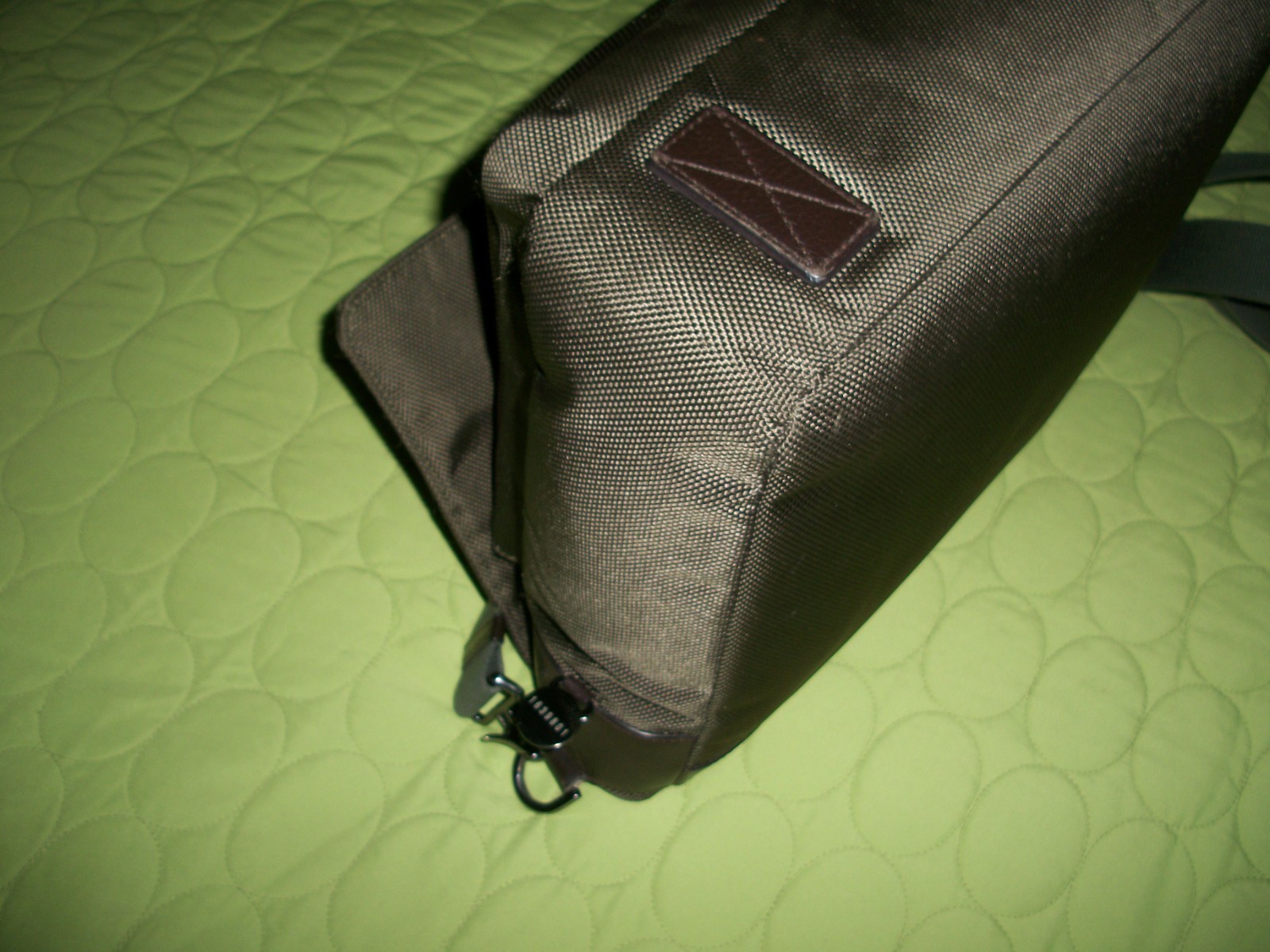 Mulberry Briefcase/Laptop Nylon/Leather Trim Shoulder/Crossbody Bag