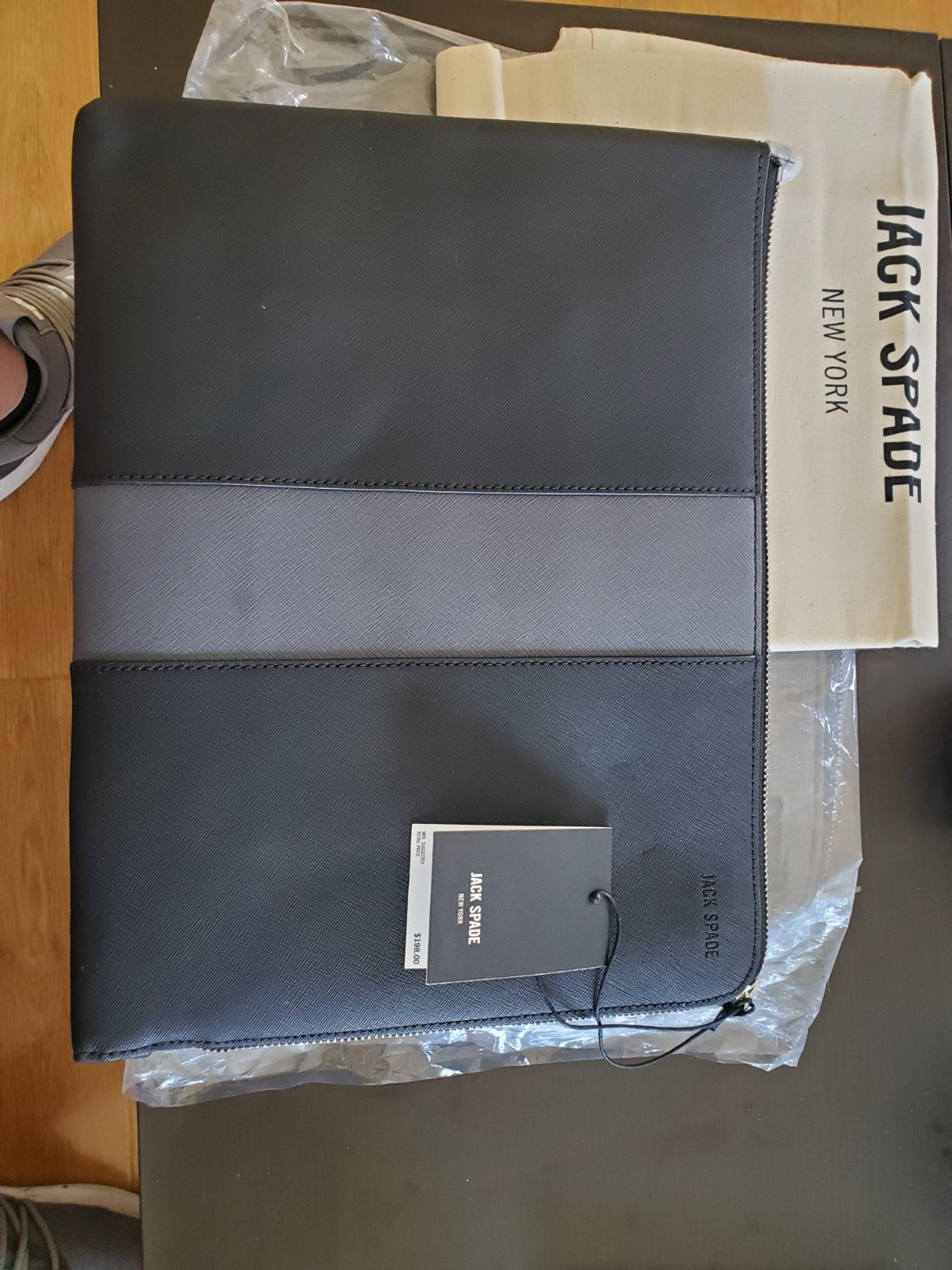 Jack Spade Portfolio NWT $198 Comes With Original Packing Material And Dust Bag