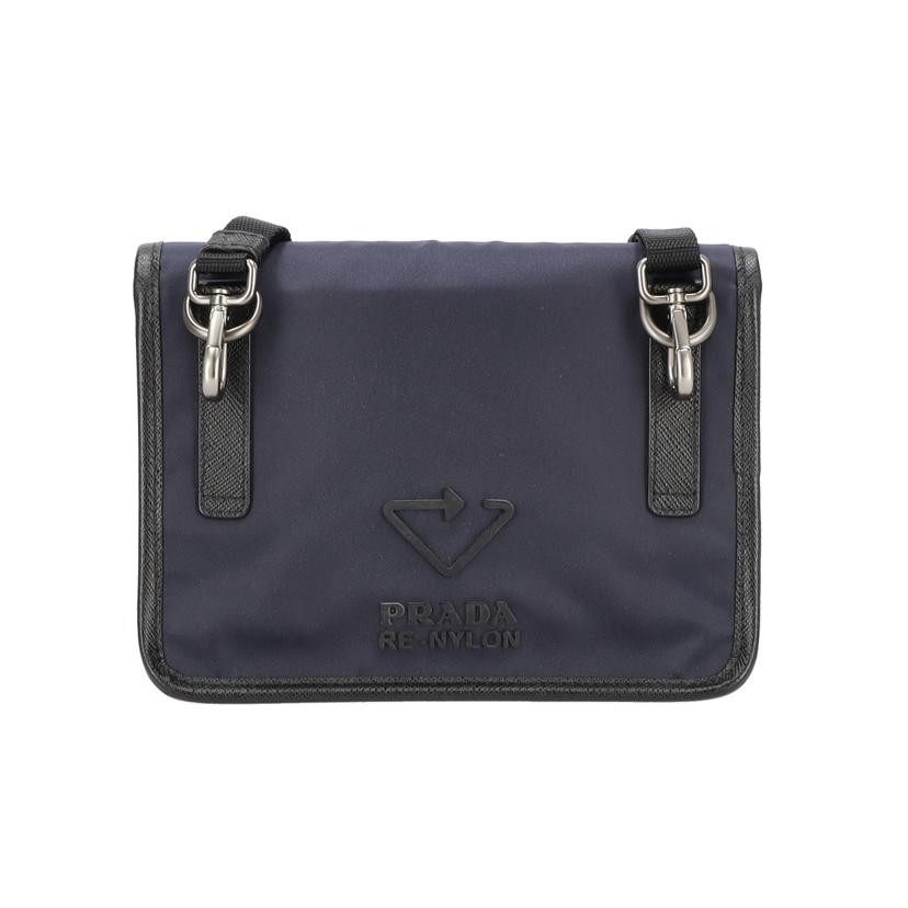 PRADA Re Nylon Saffiano Leather Shoulder Bag 2Zh108 A Rank 91 Used