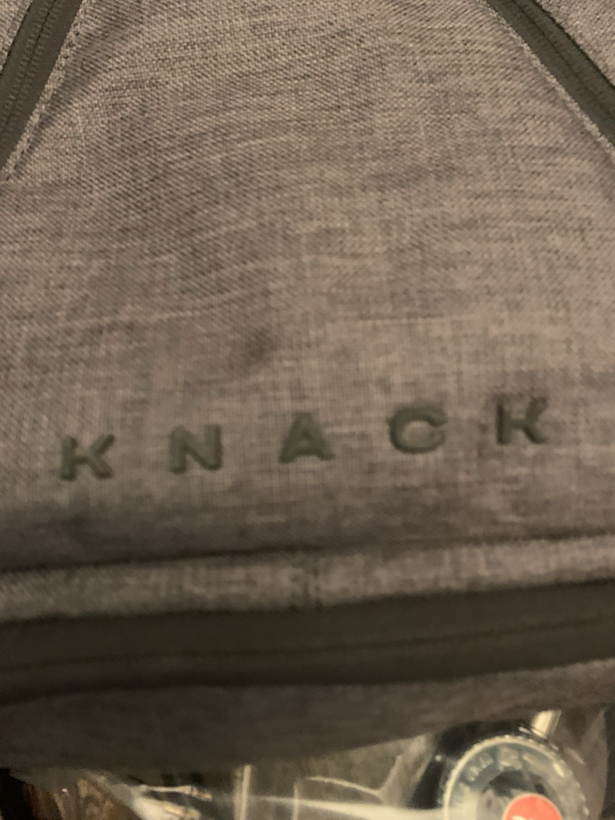 KNACK PACK Series 1 MEDIUM Expandable Backpack GRAY Travel 27-39 Liters