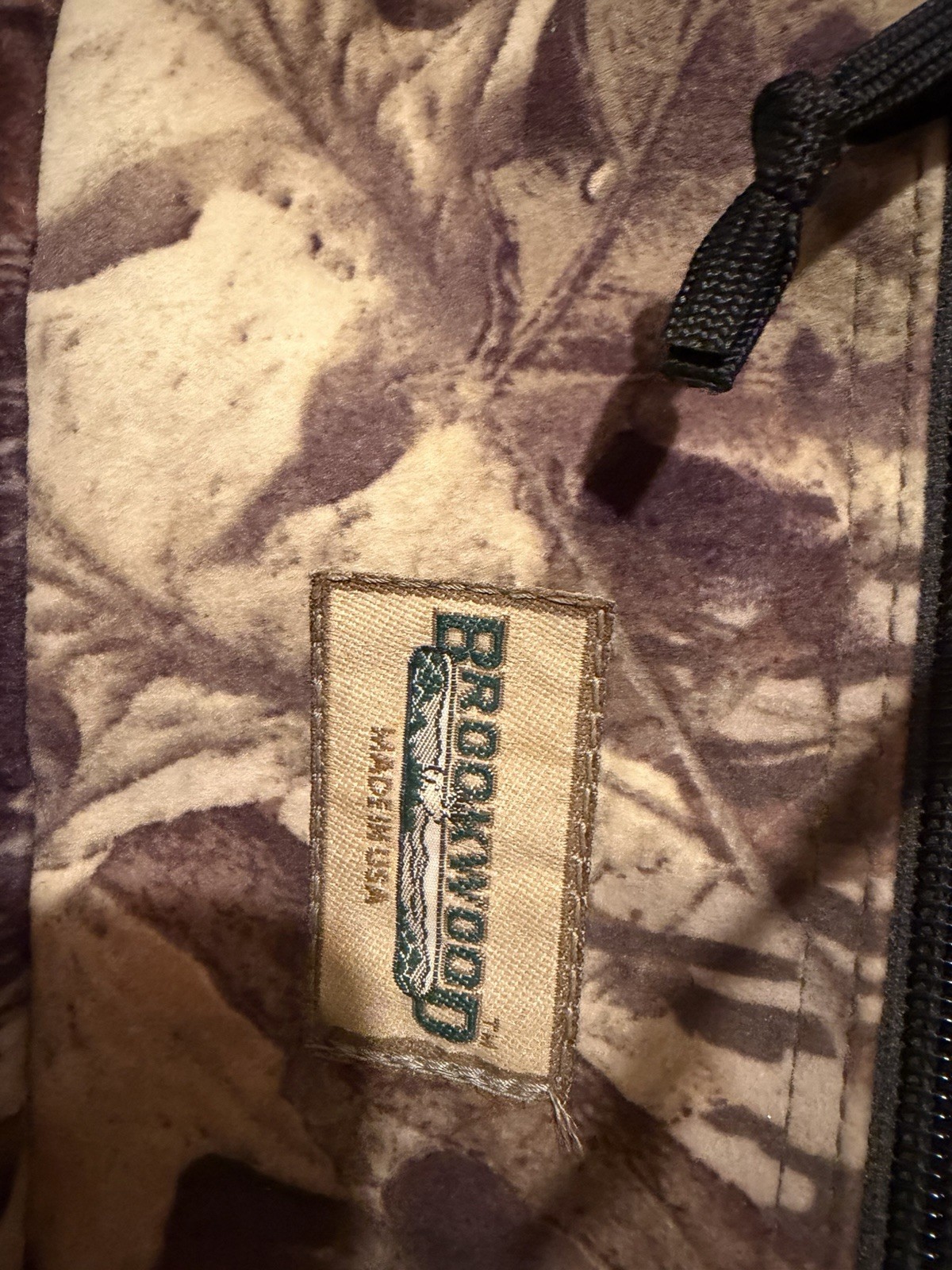 Browning Camo Sling Backpack Shoulder Bag Zip Closure Adjustable Strap Pockets