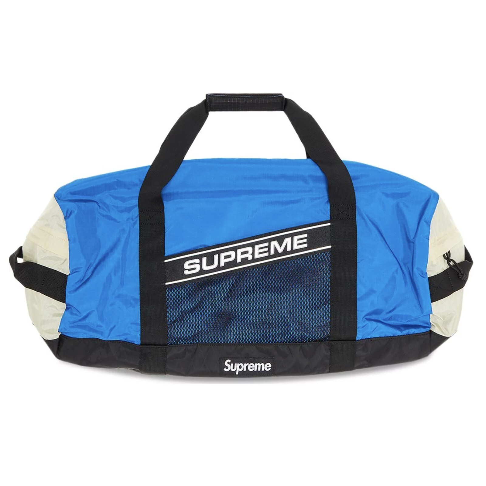 Supreme FW23 3D Logo Duffle Bag Blue Multi