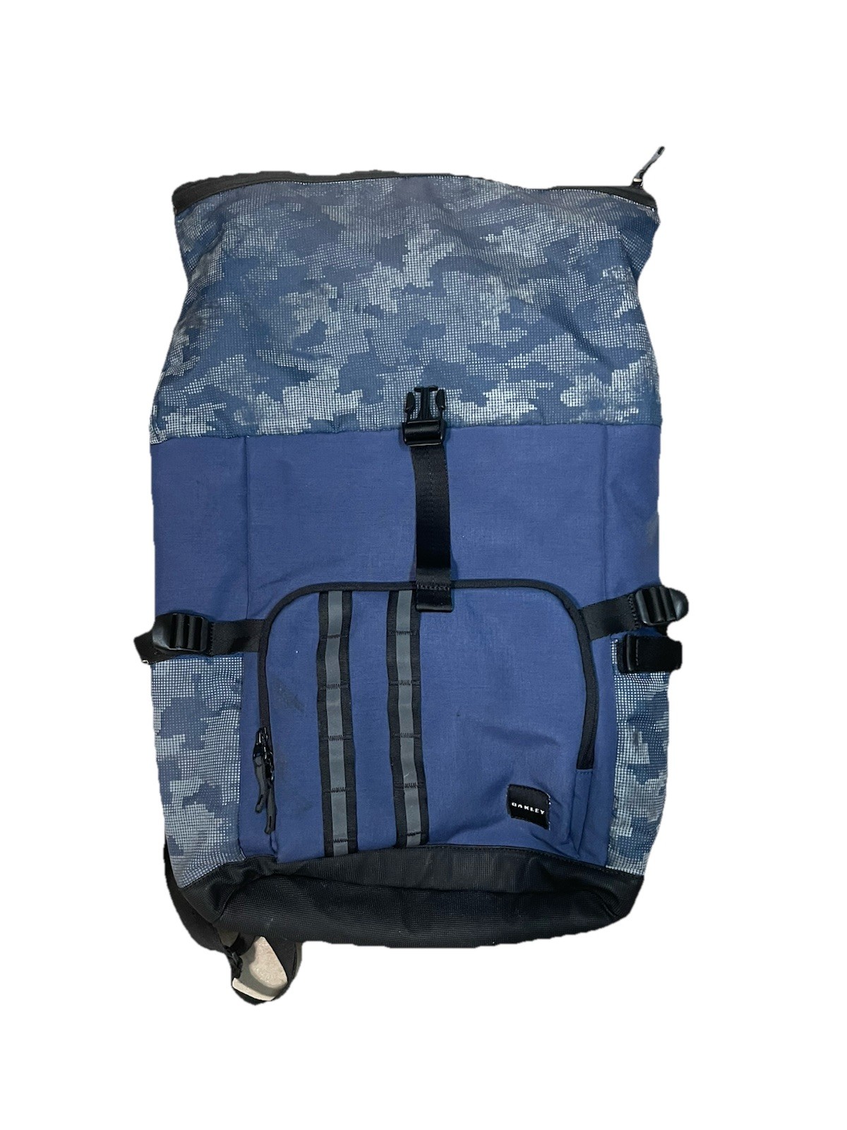 Vintage Blue Camo Oakley Software Hiking Camping Backpack