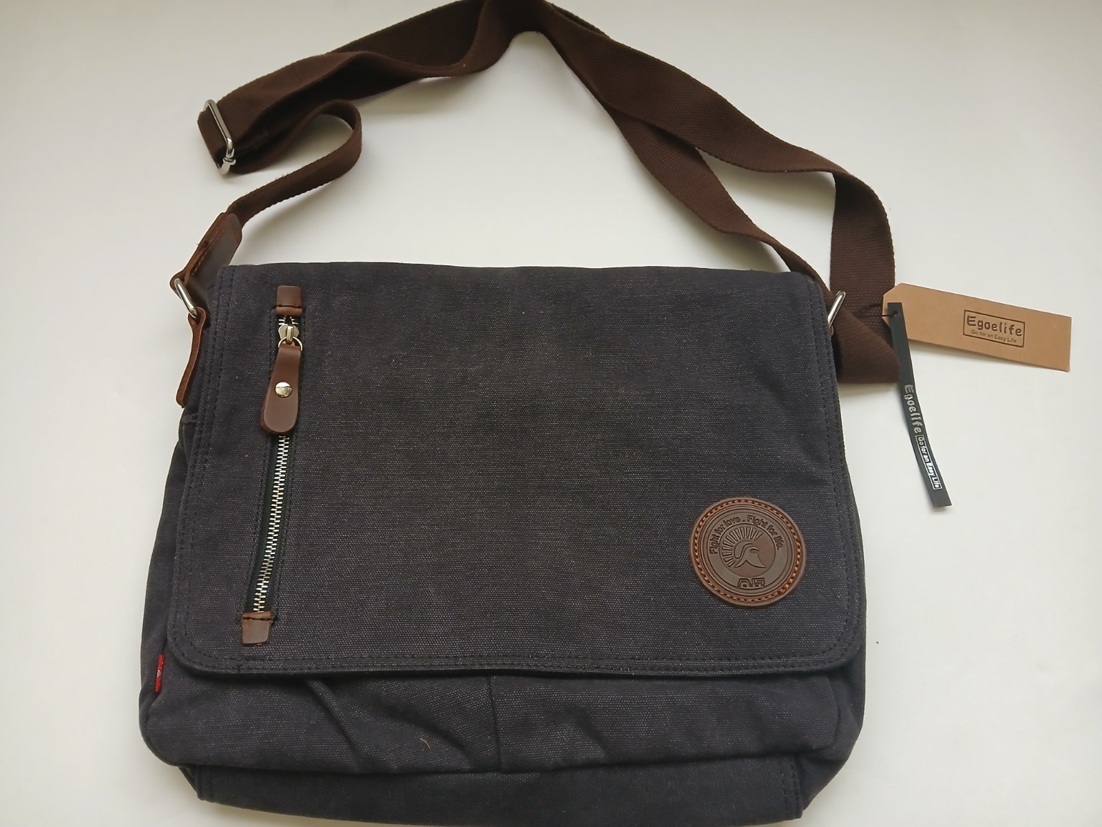 Augur Strauss & CO Canvas Messenger Bag Egoelife
