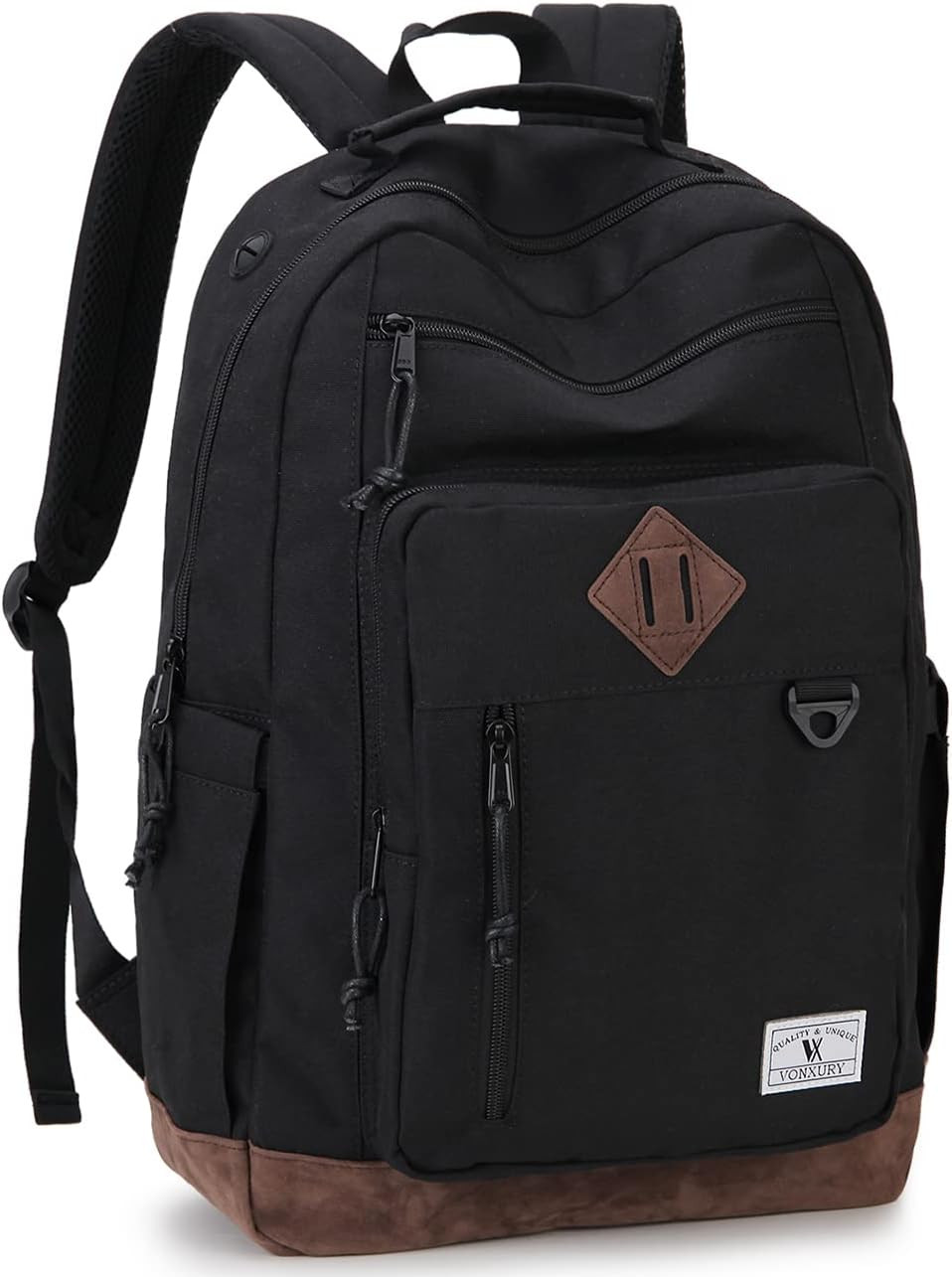 Backpack for Men Women,Lightweight 15.6In Bookbag with Mulitiple Pockets,Water R