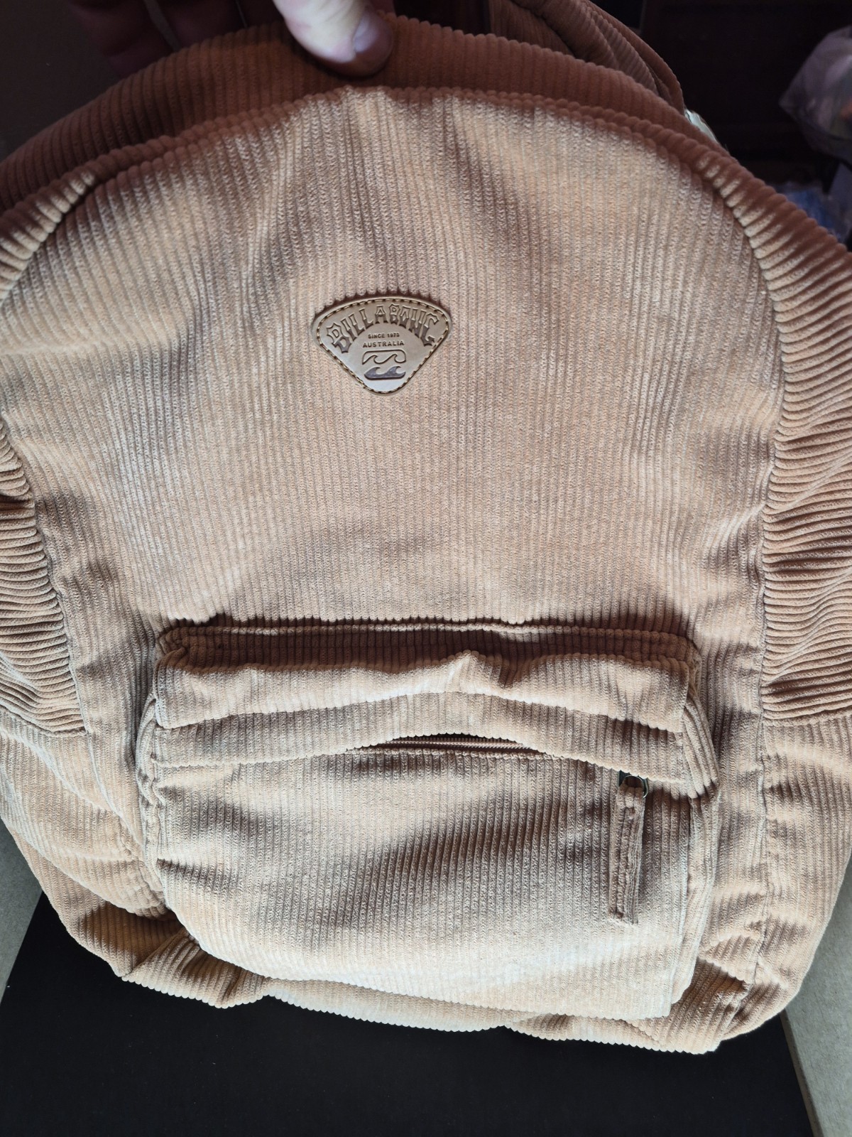 Clay Color Billabong Classic Corduroy Soft Backpack Surf Skateboarding Style