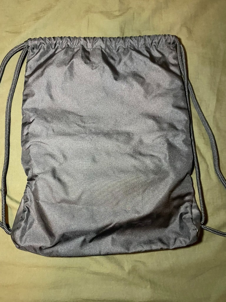 Adidas Thick Canvas Drawstring Bag – Black