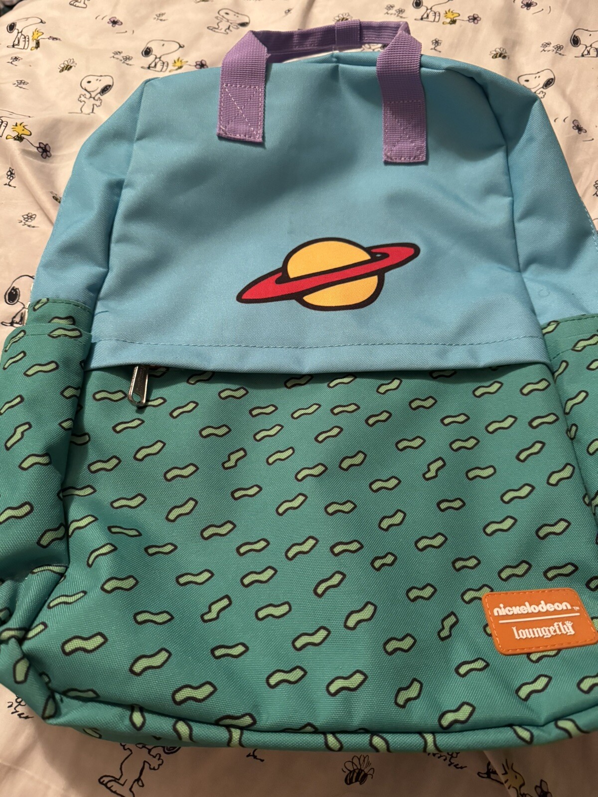 Loungefly Nickelodeon Rugrats Chuckie Finster Cosplay Nylon Backpack School Bag