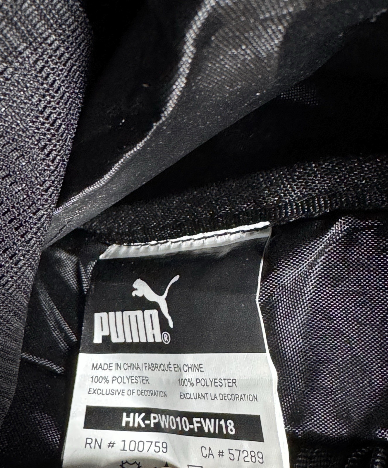 Puma 16.5” Messenger Document Laptop Bag Tote Black