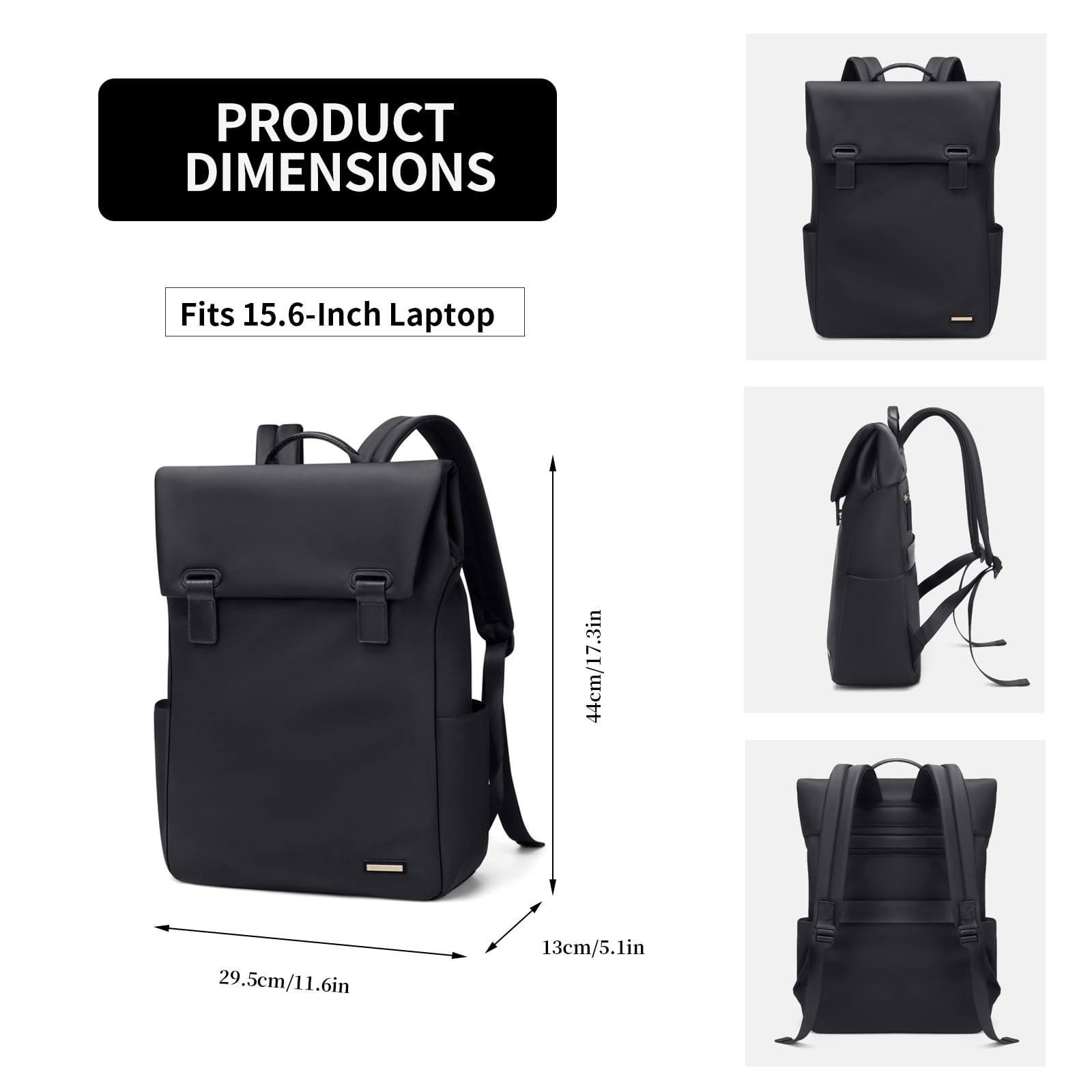 Women Laptop Backpack Computer Backpacks Carry On Waterproof backpack Fits 15…