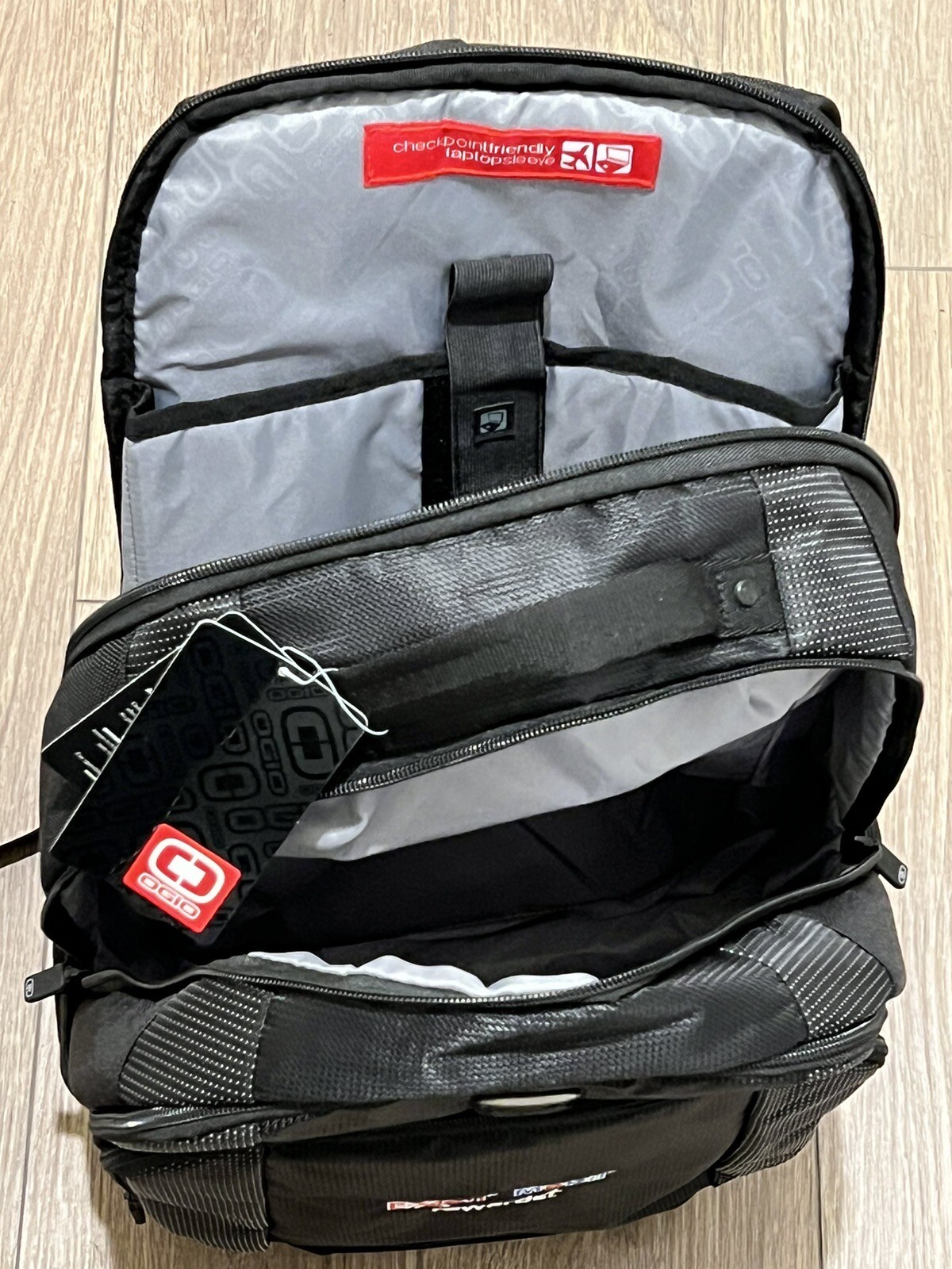 OGIO Exon Mobil Black Backpack Carry On Laptop New