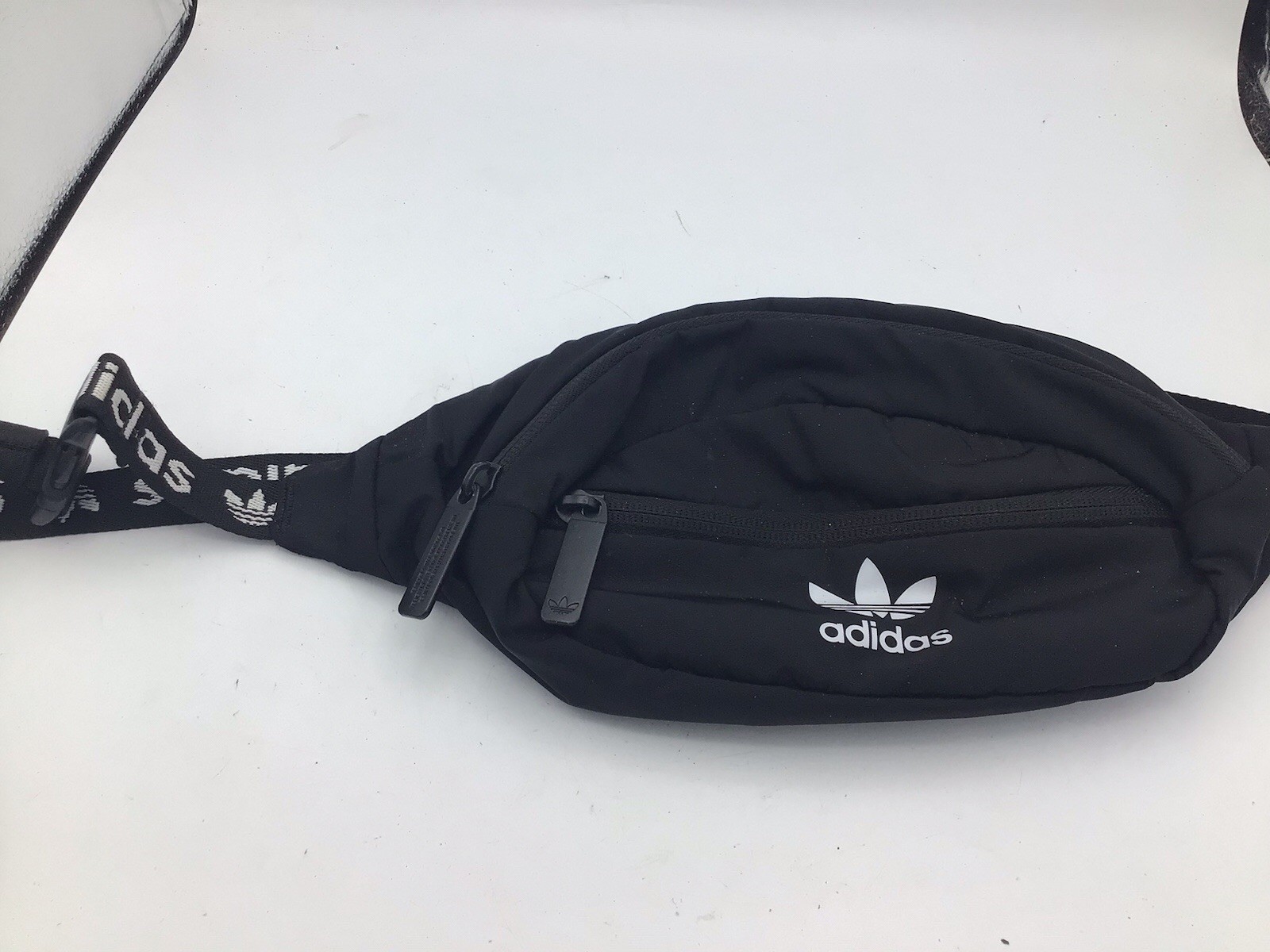 Adidas Originals National Fanny Hip Pack Waist Belt Crossbody Bag Black White X4