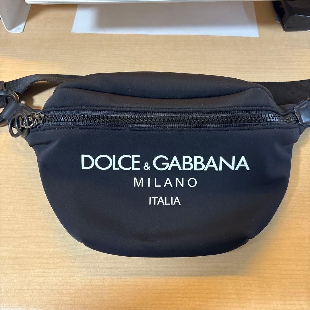 Dolce&Gabbana Men Body Bag Black 17x30cm BM1760 Luxury Classic Casual Sleek ITA