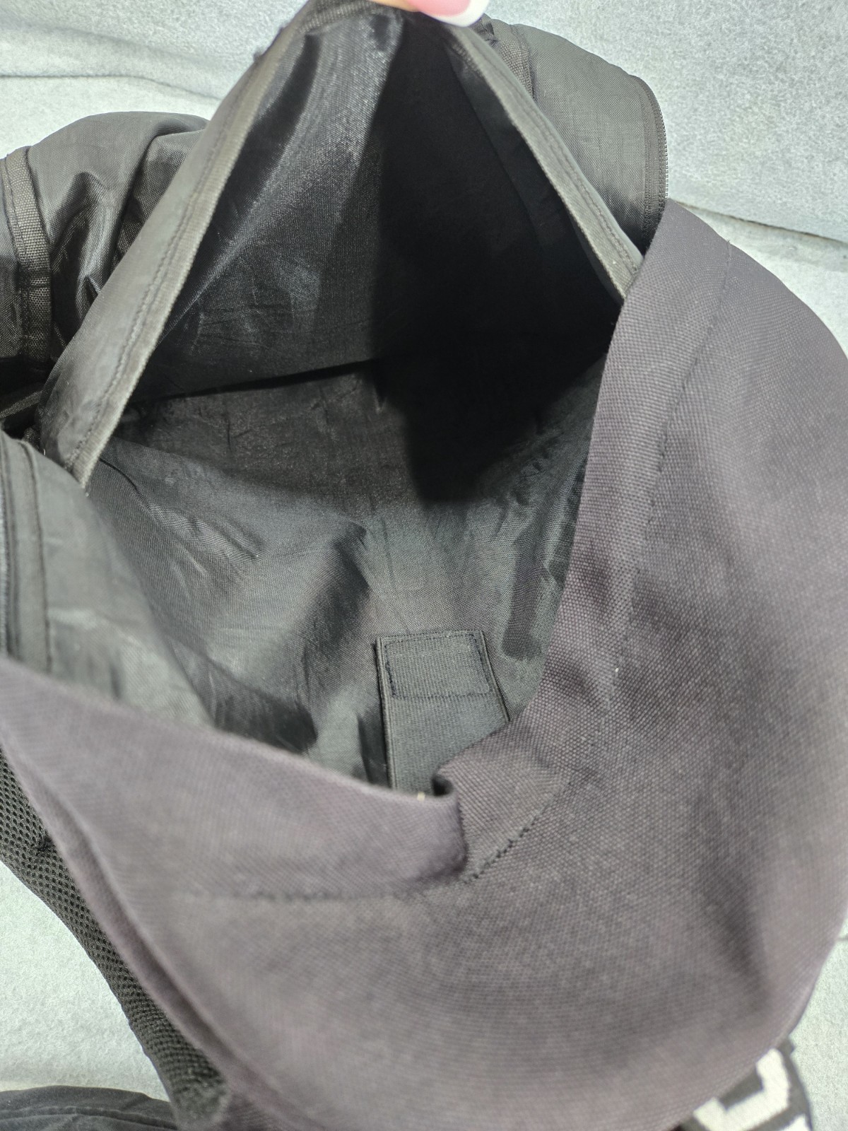 Rare Teddy Fresh Large Backpack Black Bag Bookbag Laptop Zippered 16×15 Apprx.