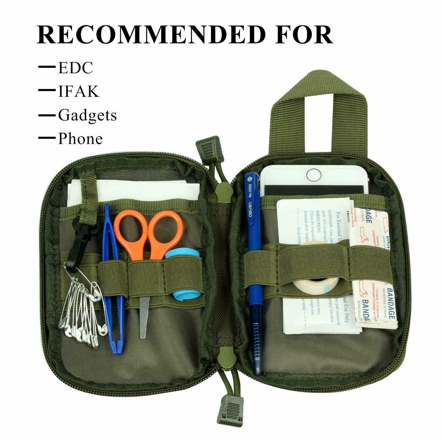Tactical Molle EDC Bag Multi-purpose Phone Pouch Military Fanny Pack Waist Bag
