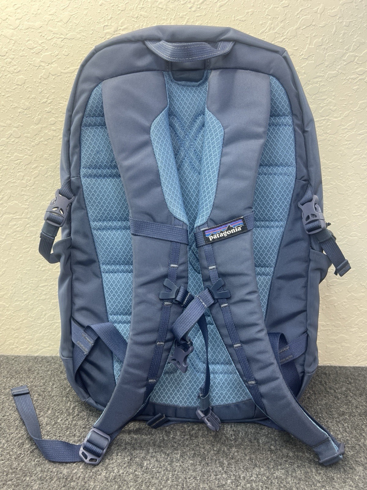 Patagonia Refugio Backpack 26L Blue Watercolor Daypack with Multiple Pockets