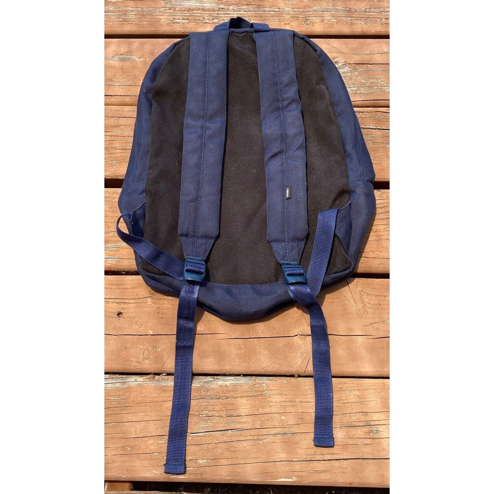 Vans Off The Wall Red/Blue Backpack Checkered Lining Skate Skool Tilly’s B2S