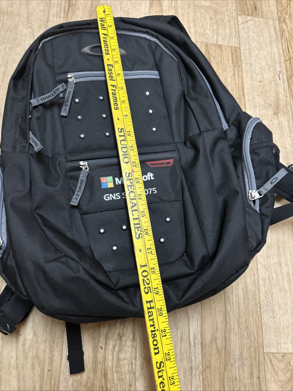 Vintage Y2K Oakley Hydrofuse Tactical Backpack Black 3in1 Multi Compartment Bag