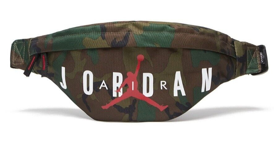 Nike Jordan AIR Fanny Pack Hip Waist Belt CAMO RED Bag Crossbody 9B0533 NEW $45
