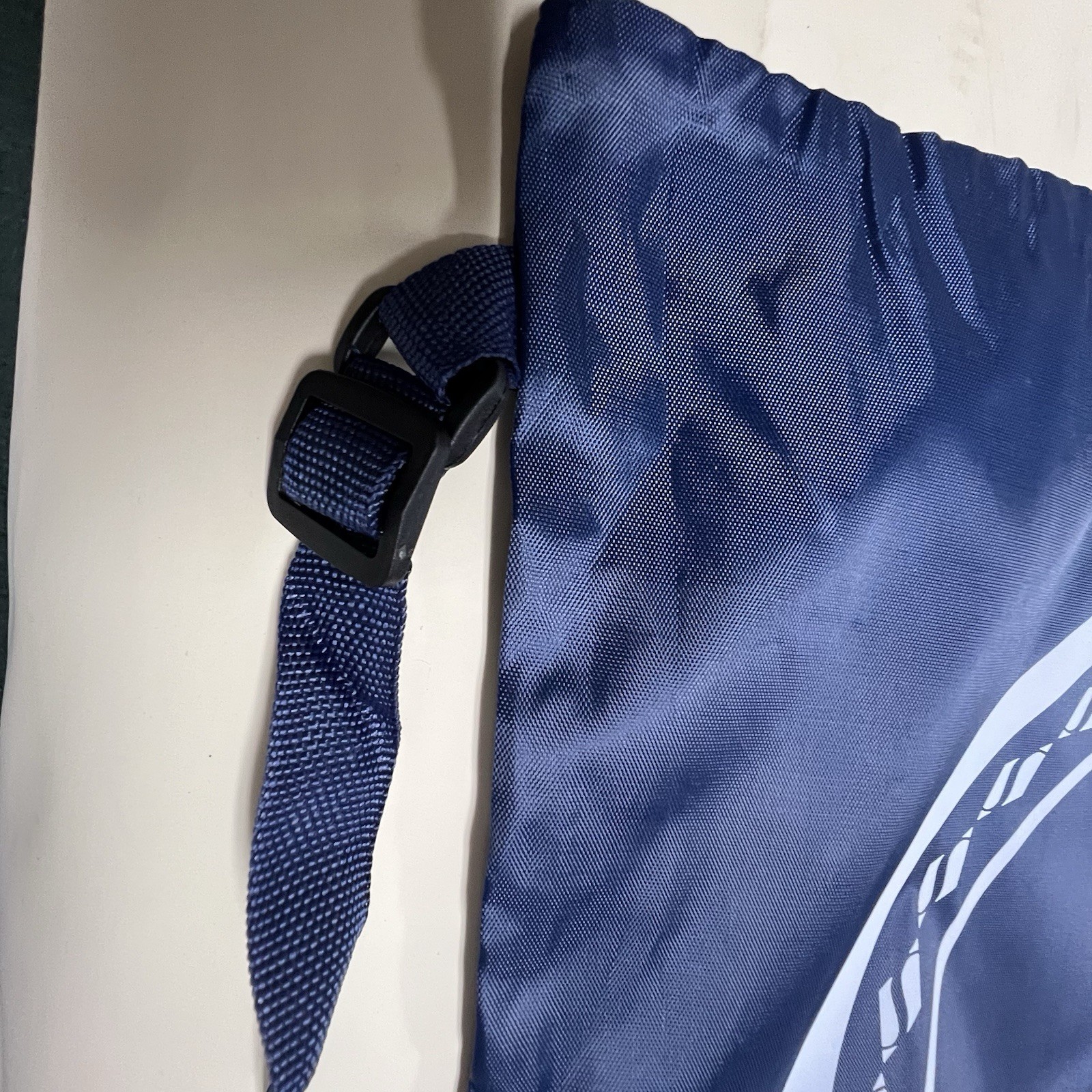 Skechers Nylon Drawstring Bag Backpack Gym Bag Navy Blue