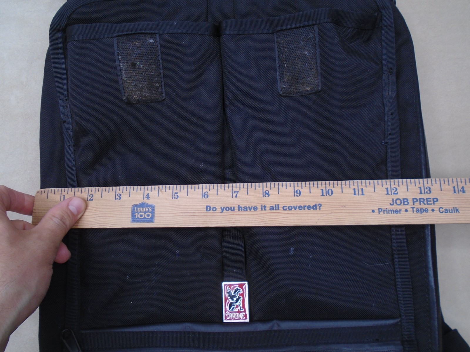Chrome Industries Waterproof Soyuz Rolltop Backpack Laptop Bag Black