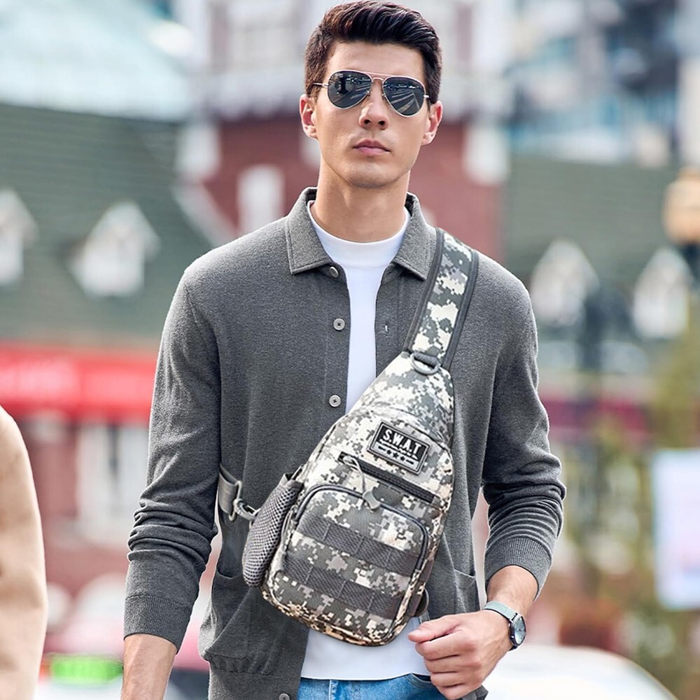 Stylish Sling Backpack-Versatile Travel Crossbody for Sports&Everyday Casual Use