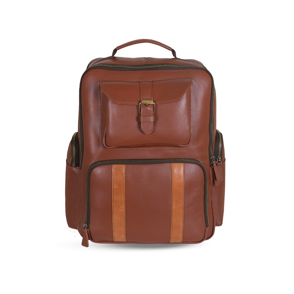 Genuine Leather Backpack for Men Vintage Travel Work Bag Retro Laptop School Bag