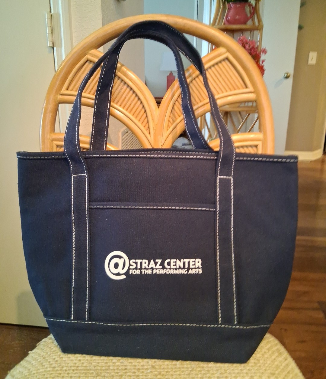 HIT Navy Canvas Large Boat & Tote Bag Straz Center for Performing Arts, Tampa